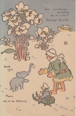 Collection Image: Carte de vœux - Noël 1912