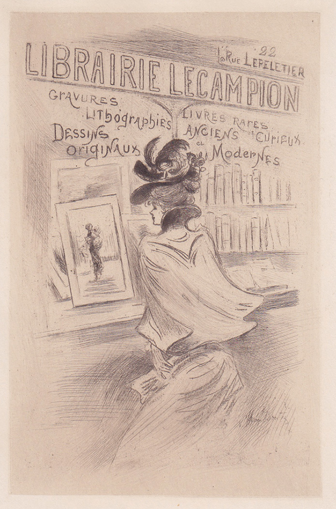 Collection Image: Announcement for "Librairie Lecampion"