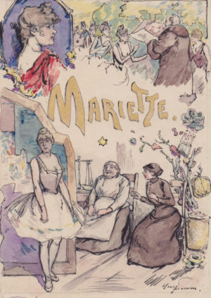 Collection Image: Somm "Maquette for the frontispiece of “Mariette”