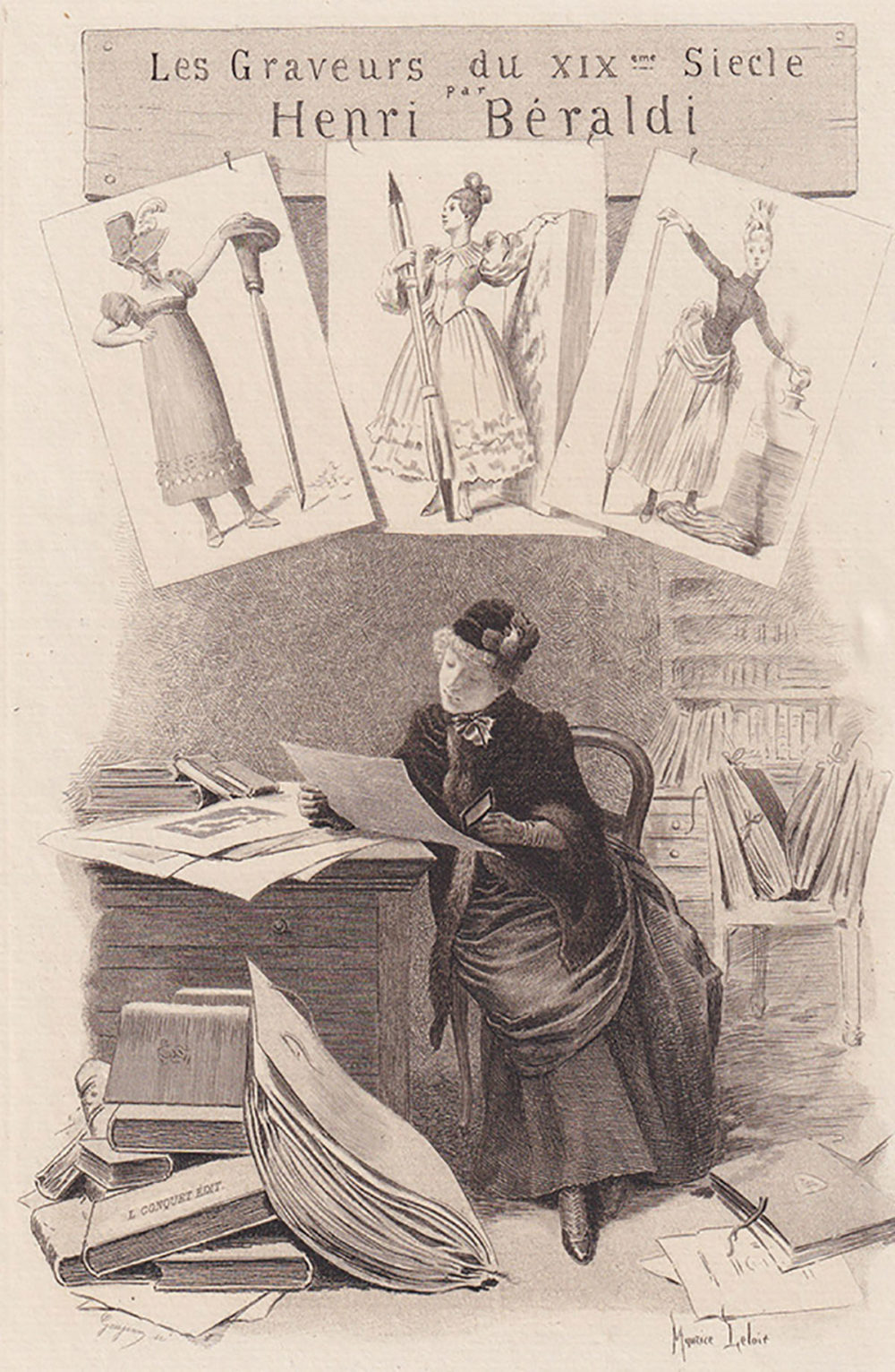 Collection Image: Frontispiece for “Les Graveurs du XIX siècle par Henri Béraldi”