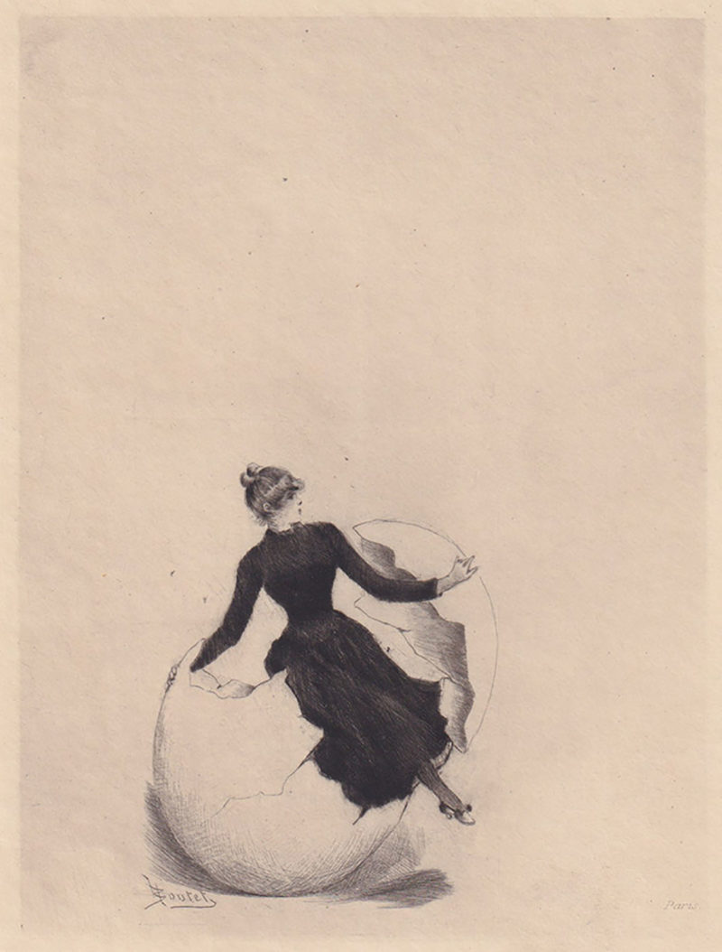 Collection Image: “Femme sorti d’une coquille d’œuf”