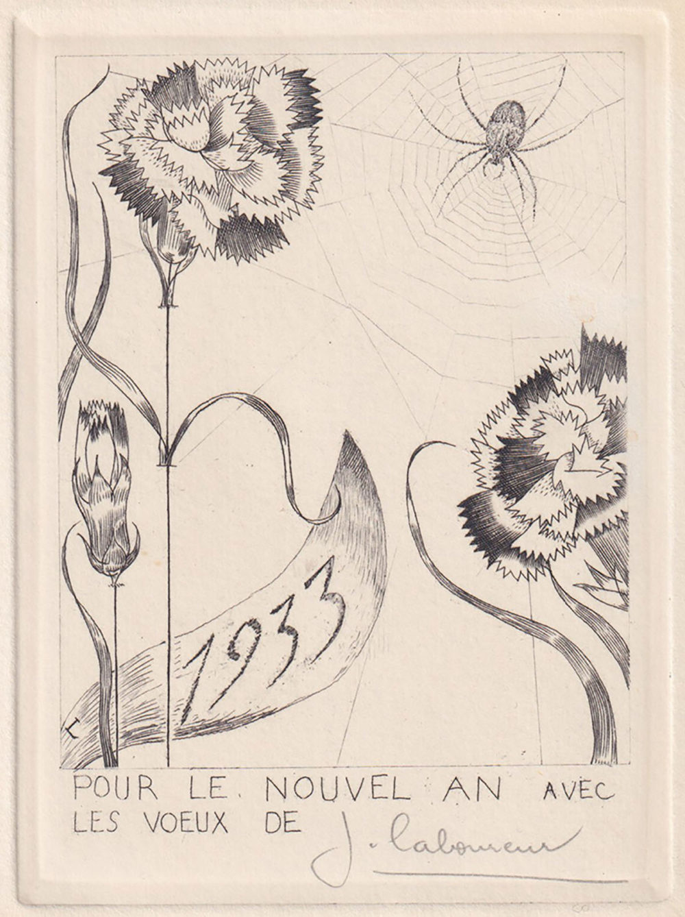 Collection Image: “L’Araignée au fleurs (S.L. 473)”