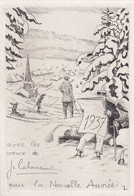 Collection Image: Laboureur Carte 1937