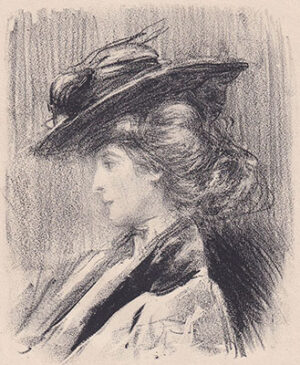 Collection Image: Belleroche Femme au Chapeau