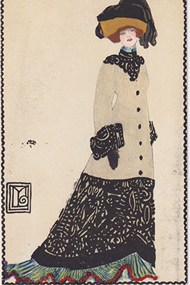 Collection Image: Likarz Wiener Werkstätte Postcard 558