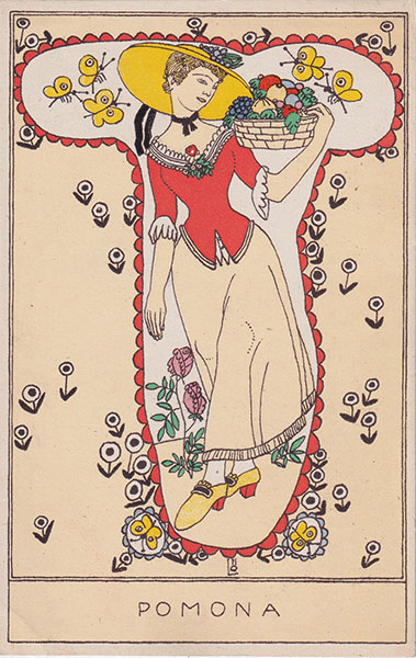 Collection Image: Loeffler Pomona Postkarte